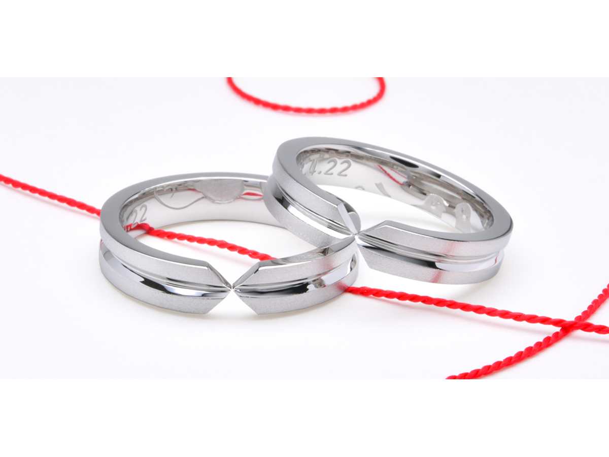 手作り結婚指輪R様&M様 2