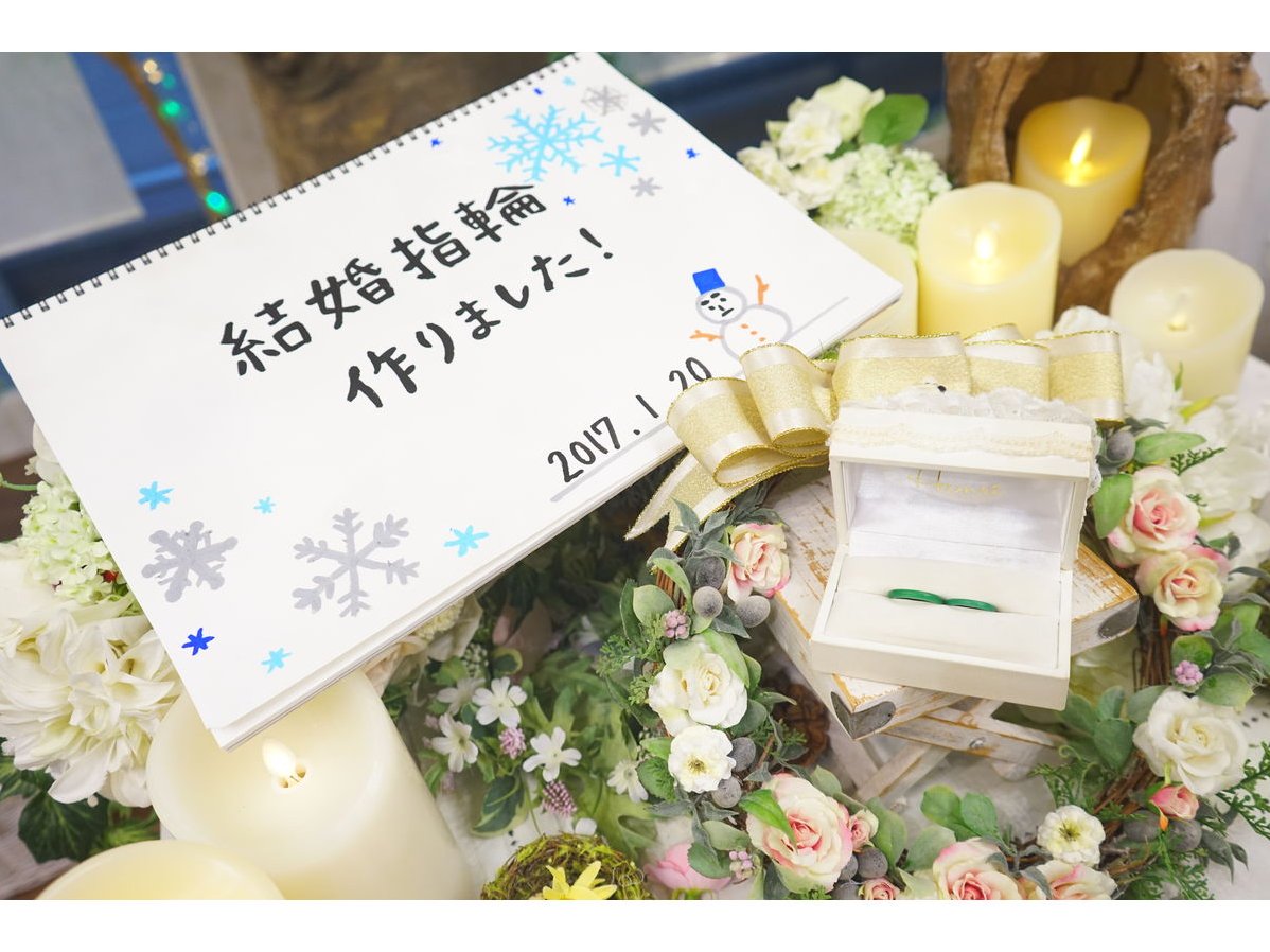 手作り結婚指輪M様&M様 2