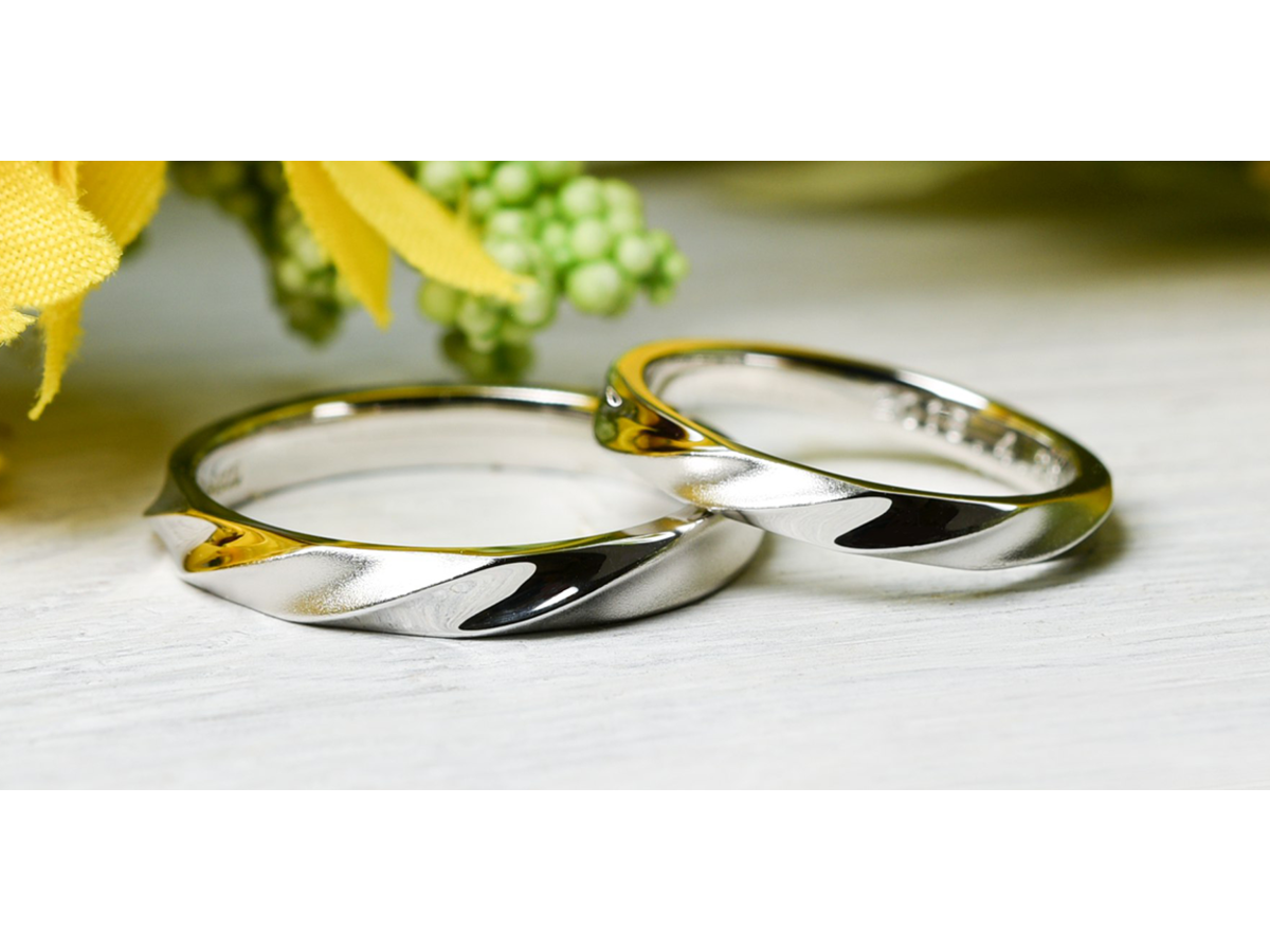 手作り結婚指輪F様&S様 3