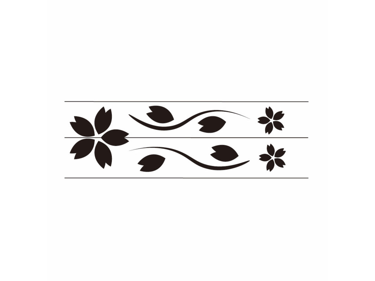 V字に桜模様の手作り結婚指輪 Keita&Miho 2019.04.06 3