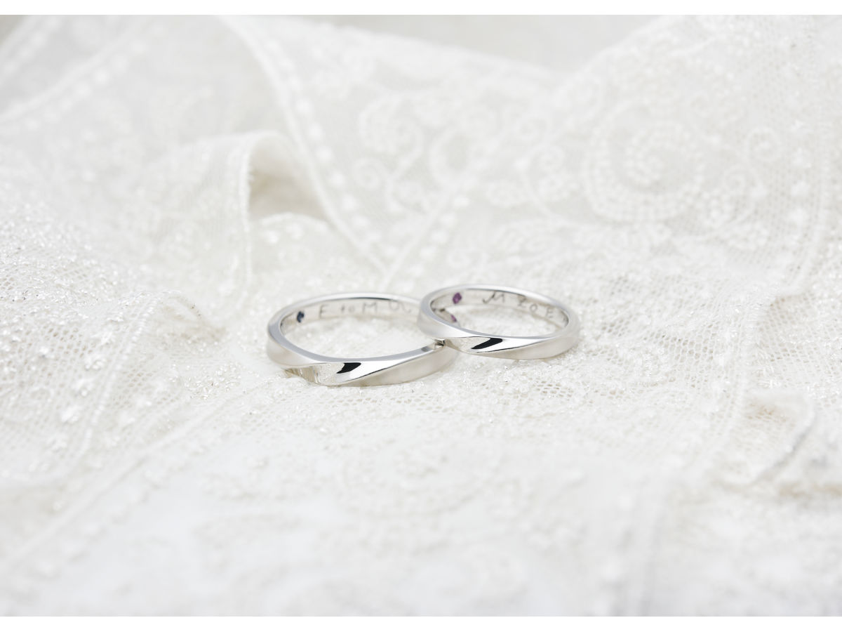 手作り結婚指輪M様&E様 2