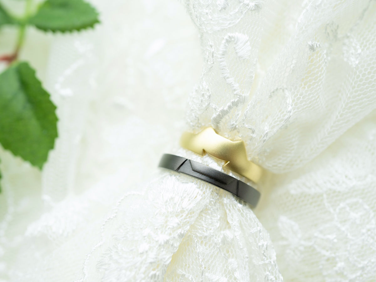 猫のシルエットの手作り結婚指輪 東京 S様ご夫婦 2019.09.01 2