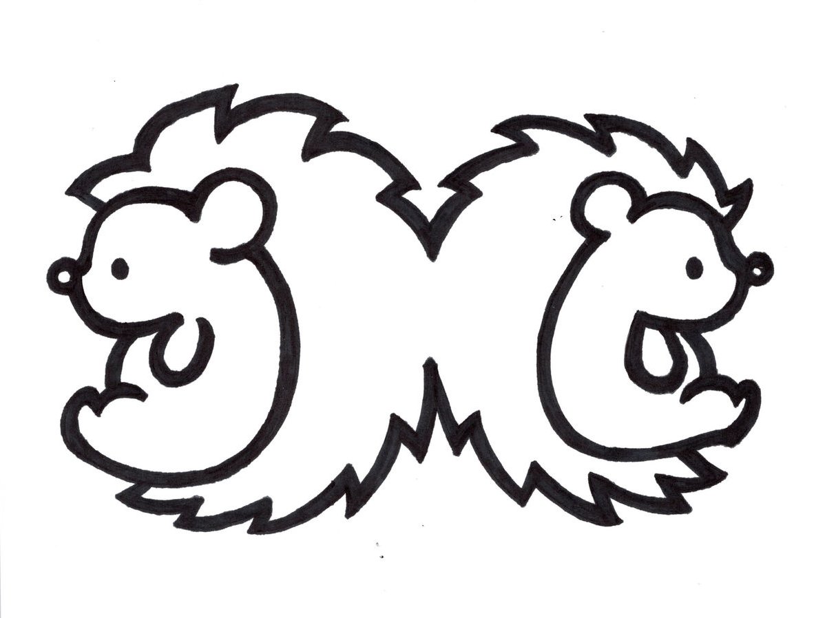 ハリネズミとハートの手作り結婚指輪2019.12.21 2