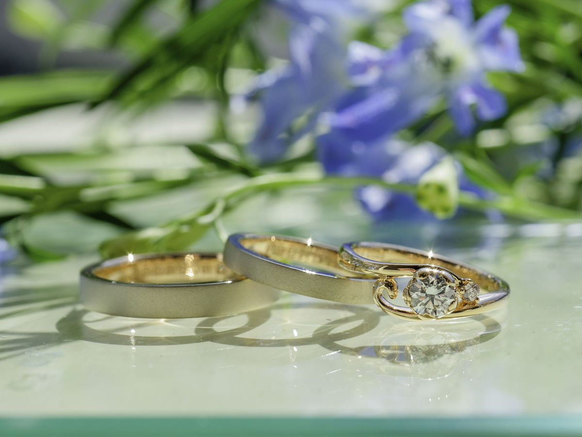手作り結婚指輪 山梨Hiromu & Norie2020.03.01 2