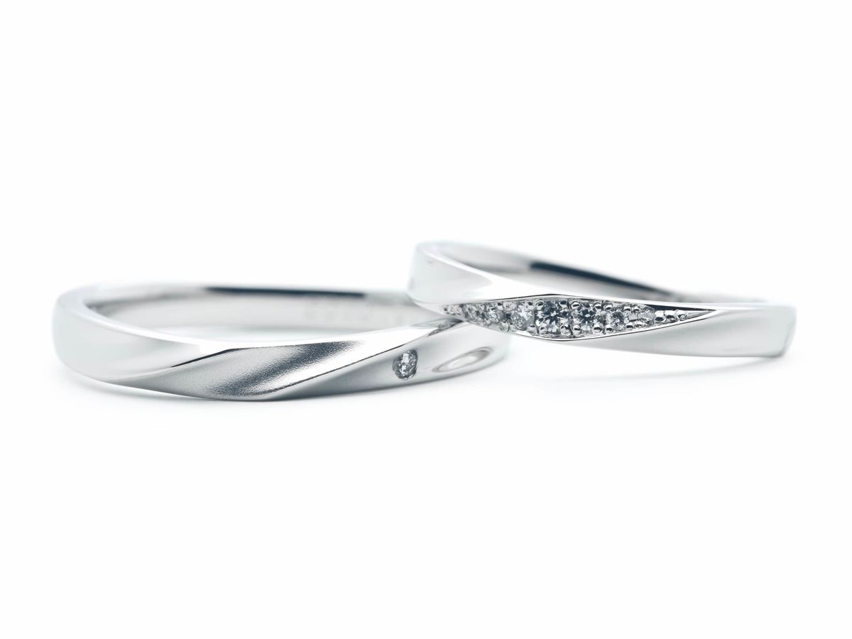 シンプルなソリティアの手作り婚約指輪 神奈川 Takuro to Rie 2020.08.08 2
