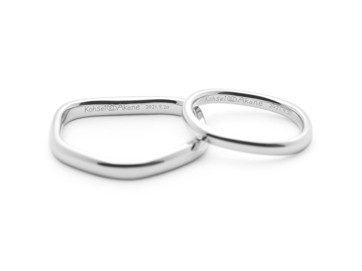 手作り結婚指輪 神奈川 K & A 2021.07.30 2
