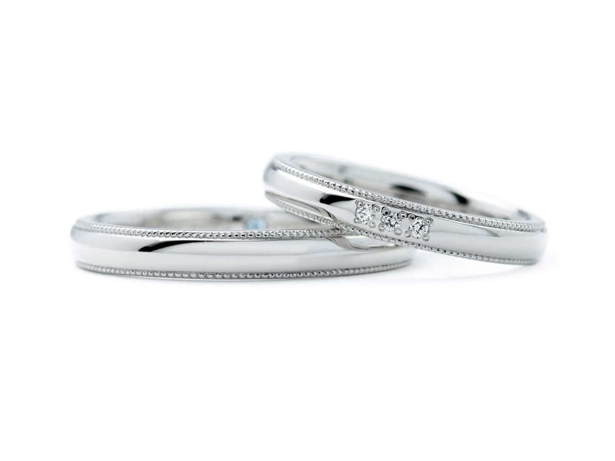 ミルグレインの手作り結婚指輪 2
