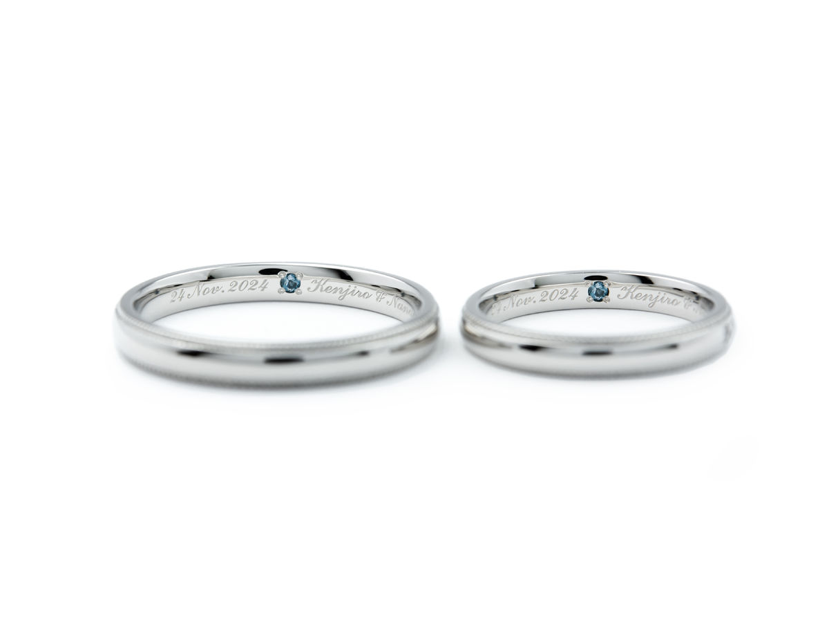 ミルグレインの手作り結婚指輪 3