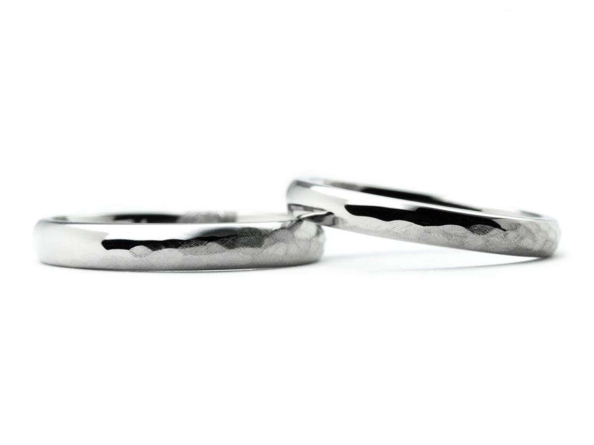 世界に一つだけの指紋が入った結婚指輪 2