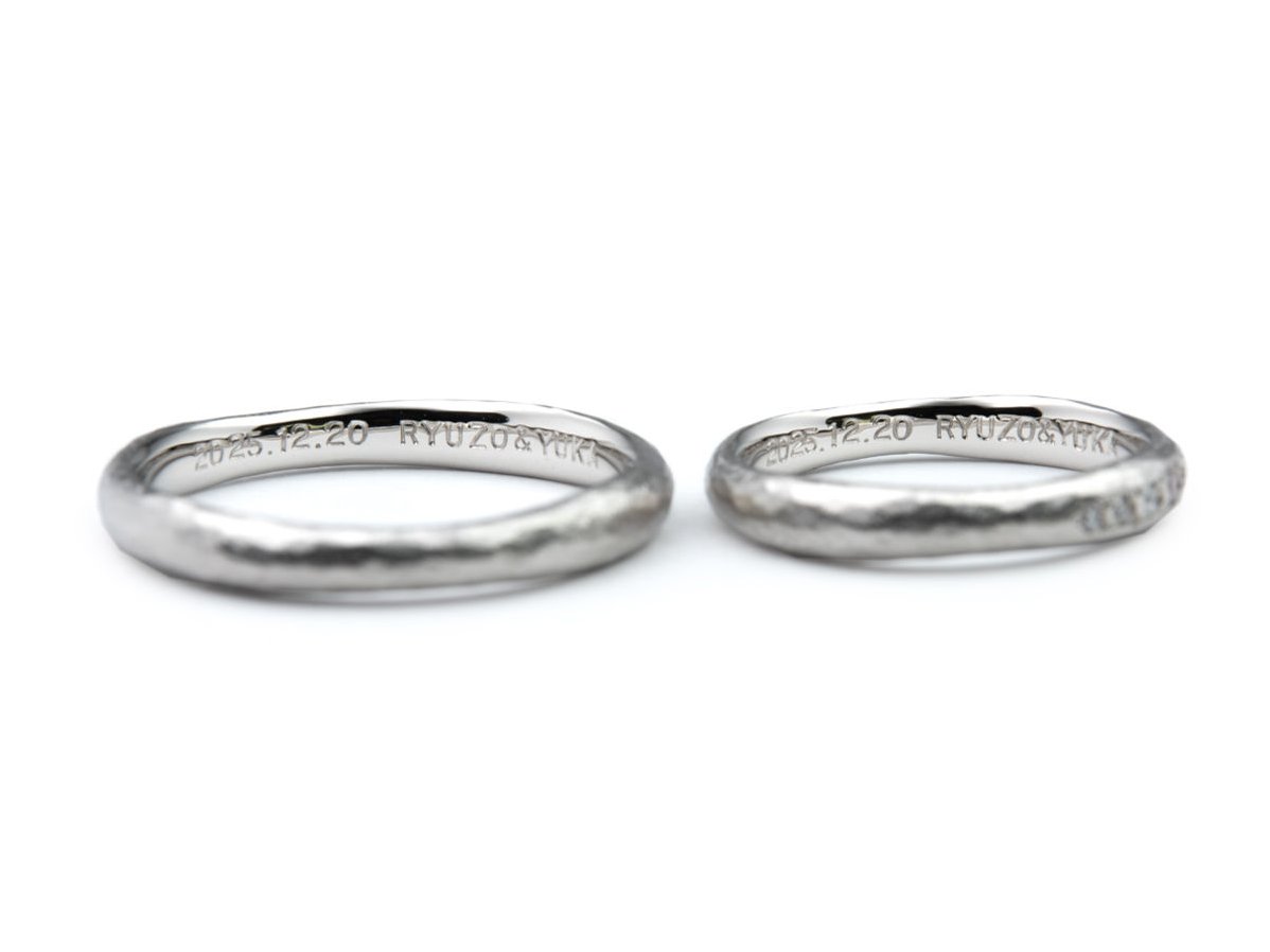 もくもくのおしゃれな手作り結婚指輪 3