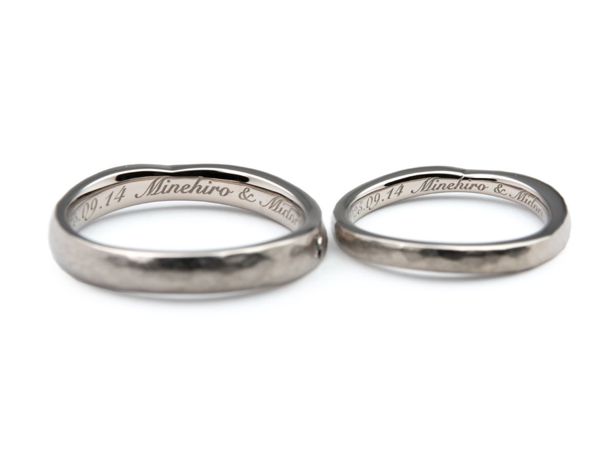 ホワイトゴールドのおしゃれなオーダーメイド結婚指輪2026021519940623 2