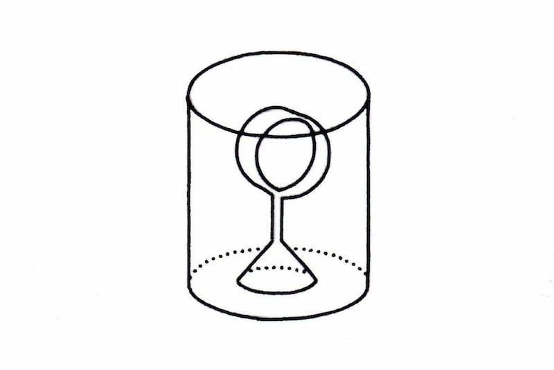 石膏内に指輪の空洞ができる工程